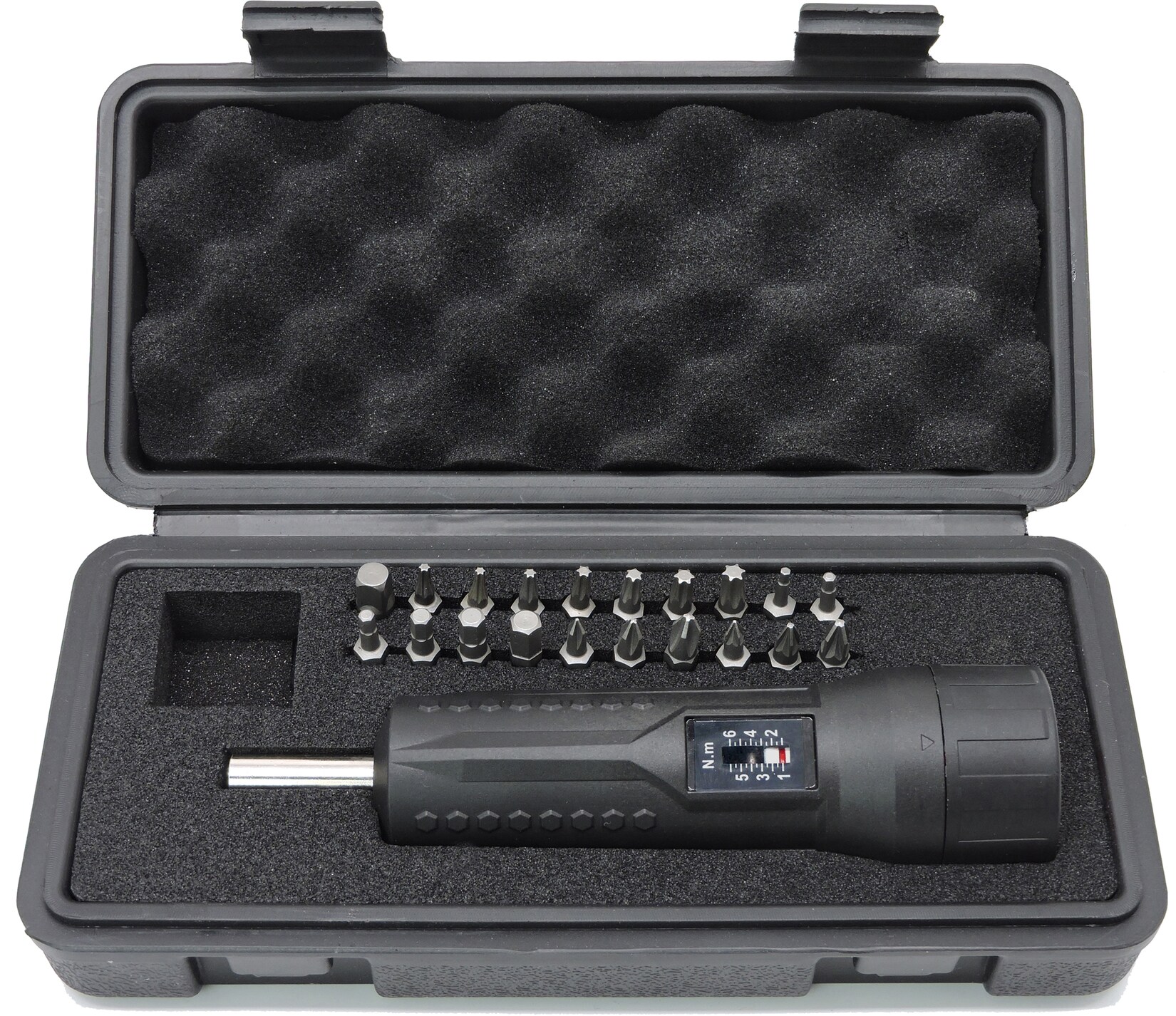 FAMEX 10897 Drehmomentschlüssel 1/4″ – 1-6 Nm – Schraubendreher | 04030623108971