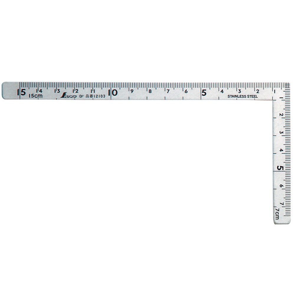 Shinwa 12103 Zimmermannswinkel 150x75mm - Bild 1