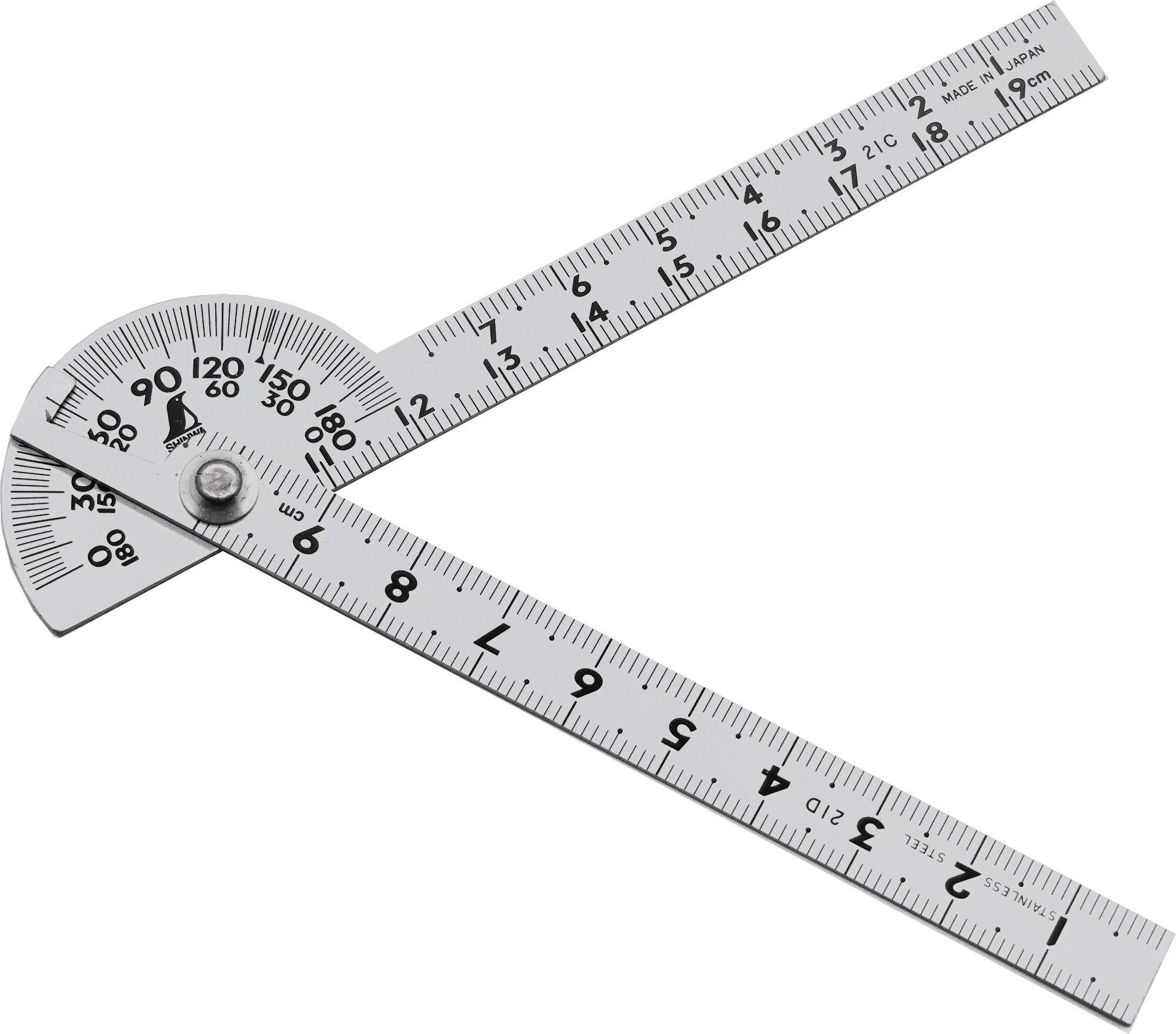 Shinwa 62995 Gradmesser No.40, Winkelmesser 90&deg;, 10cm - Bild 1