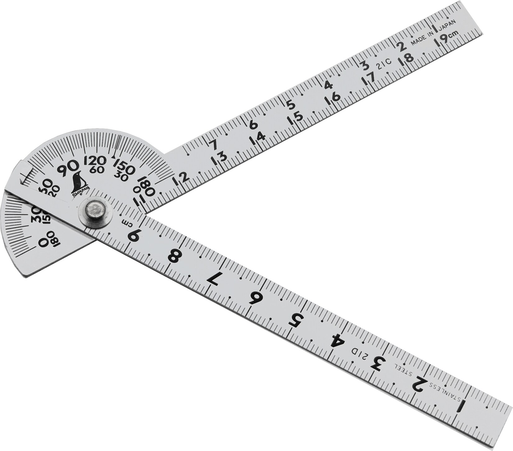 Shinwa 62995 Gradmesser No.40, Winkelmesser 90°, 10cm | 04030623125558