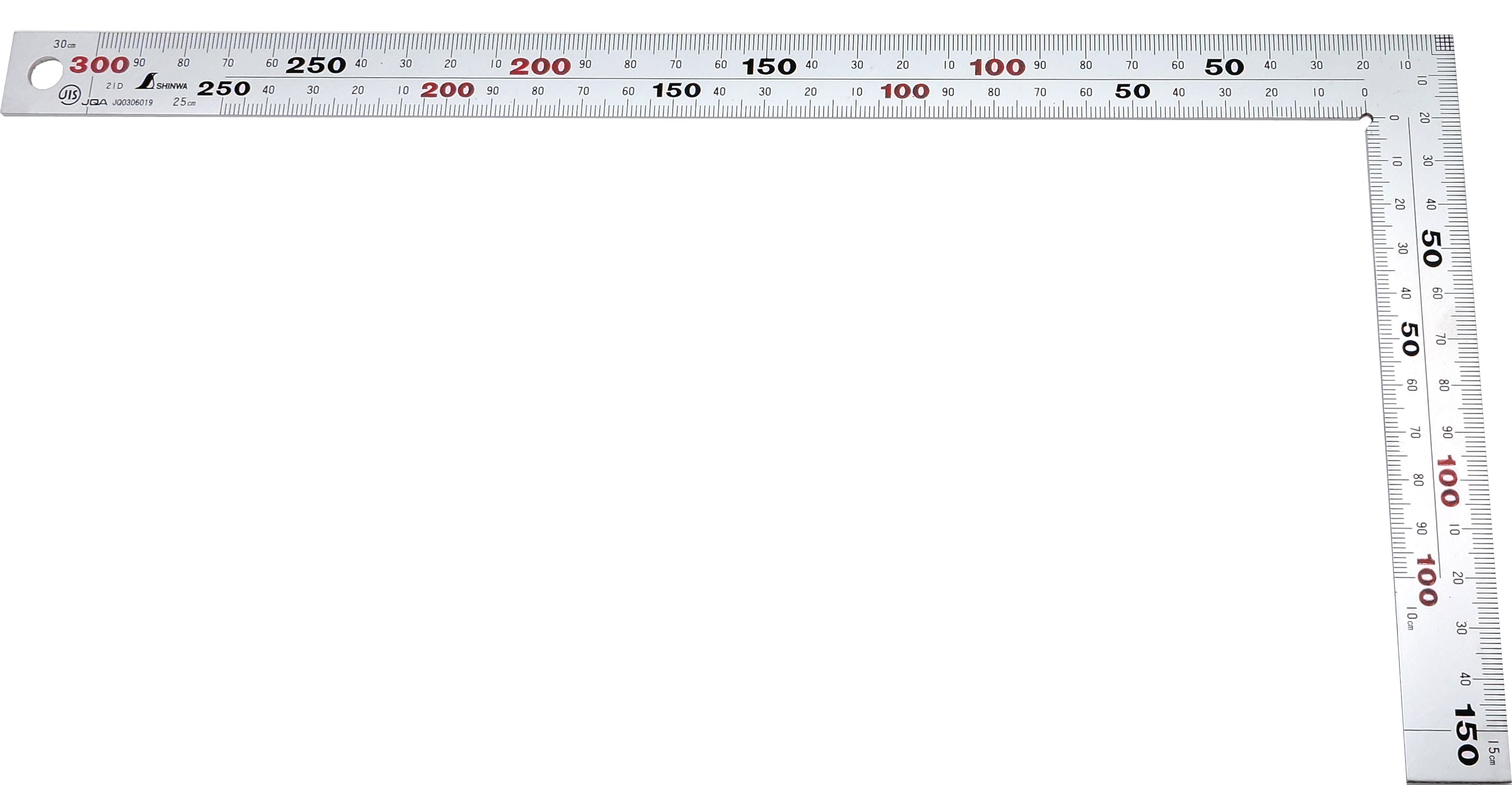 Shinwa 32587 Zimmermannswinkel 30 cm &ndash; 8 Skalen - Bild 1