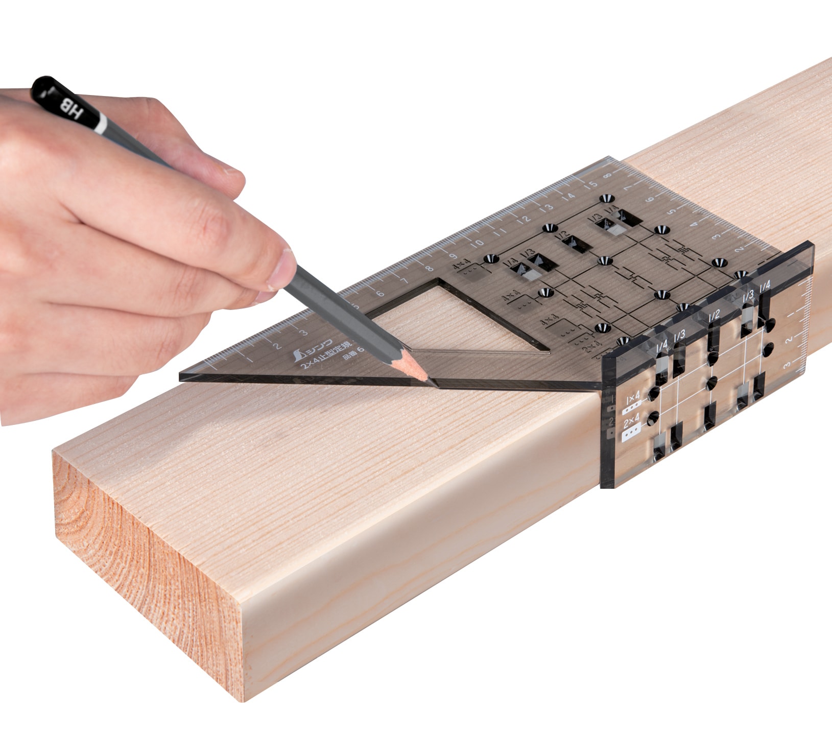 Shinwa 32723 Anschlag-Gehrungswinkel 45&deg;/90&deg; - Bild 1