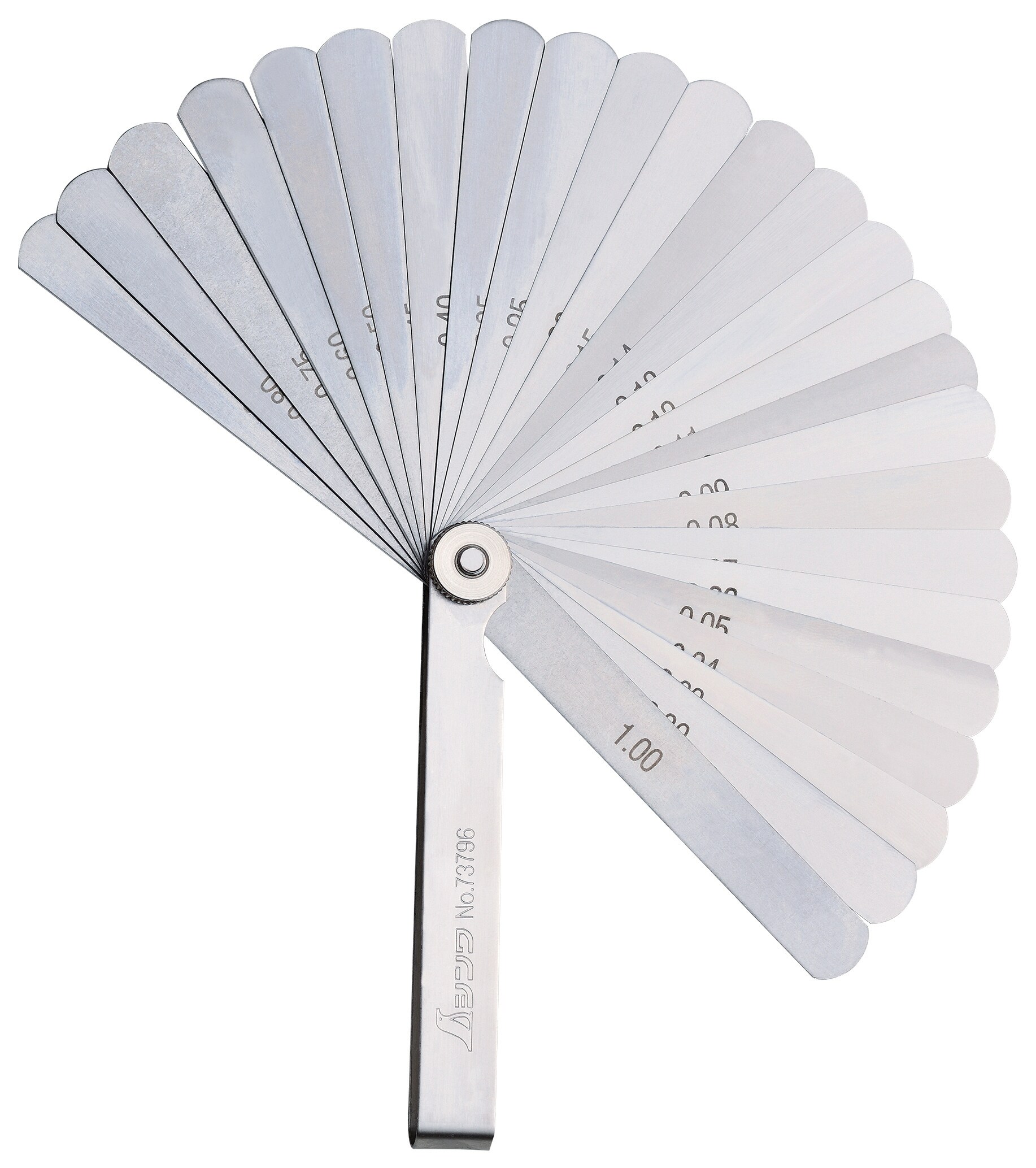 Shinwa 73796 F&uuml;hlerlehre 100 mm mit 25 F&uuml;hlern - Bild 1