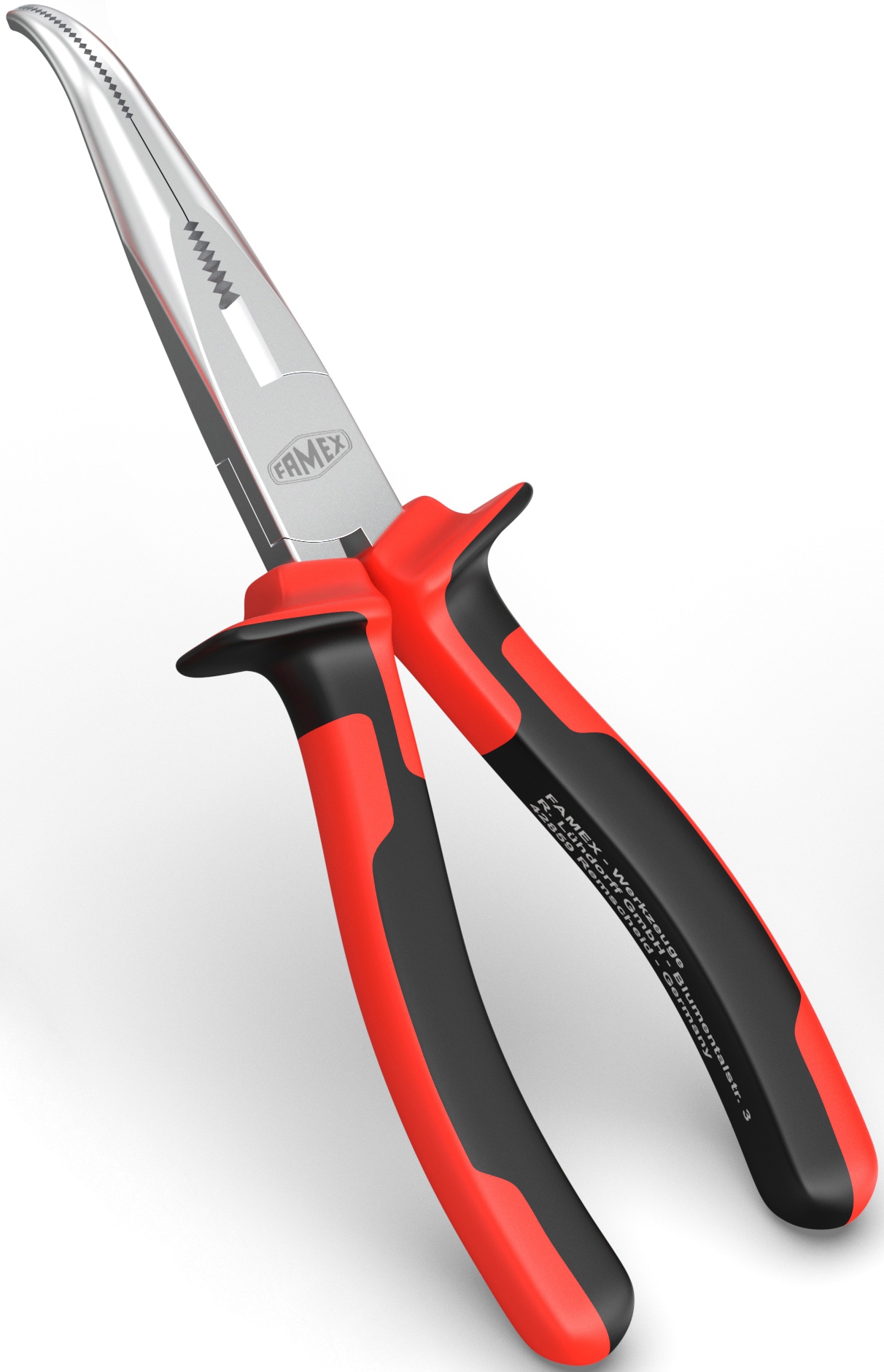 FAMEX 3155 Telefonzange gebogen - High Quality - 200mm - Bild 1