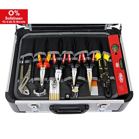 FAMEX 418-18 Profi Werkzeugkoffer mit Werkzeug Set mit Steckschlüsselsatz  in Top Qualität online kaufen bei Netto