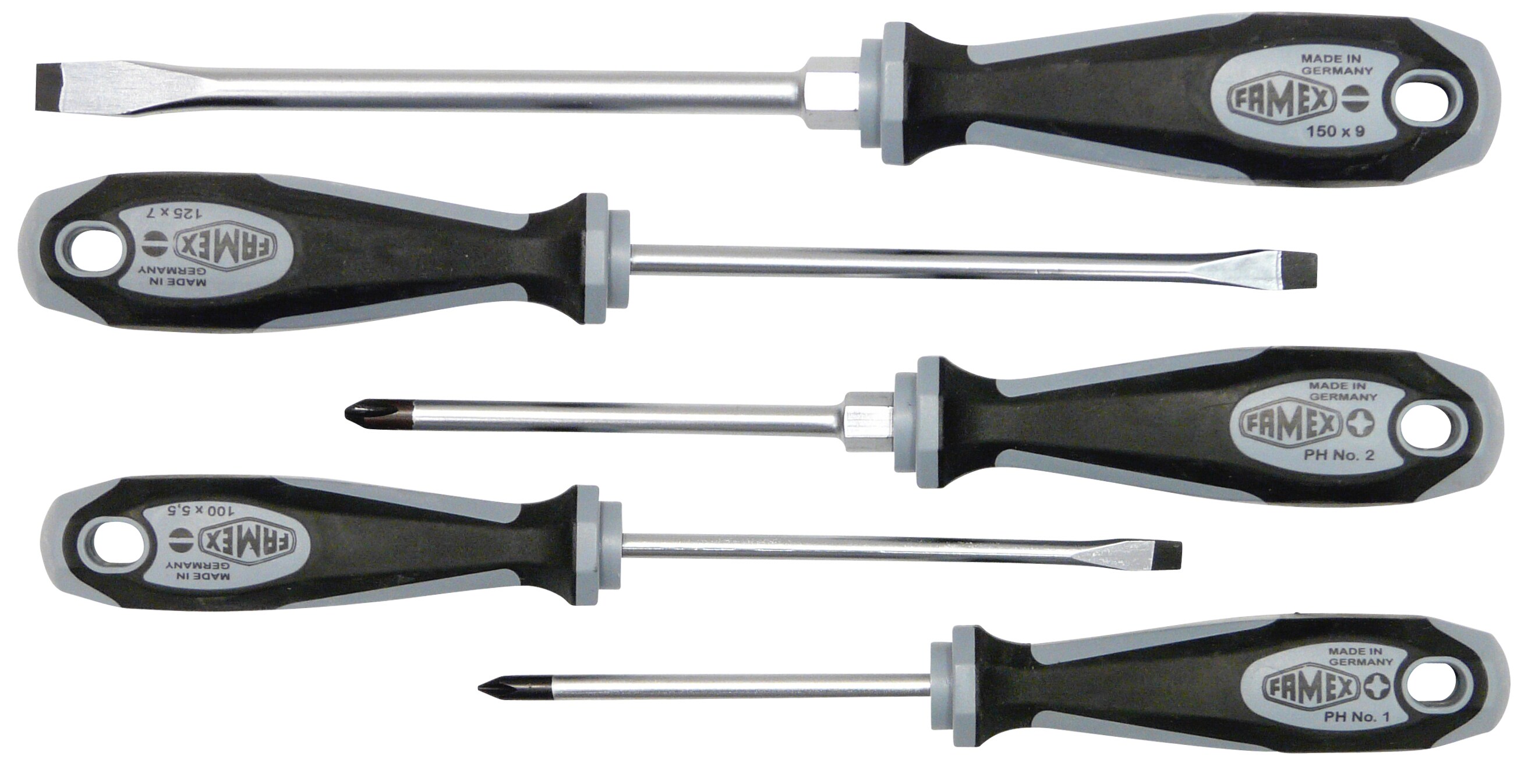 FAMEX 7705-5 Schraubendreher Satz aus deutscher Produktion - 5-tlg. - Bild 1