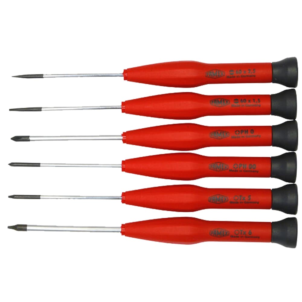 FAMEX 7744-6 Elektronik Schraubendreher Satz f&uuml;r Feinmechanik - Bild 1