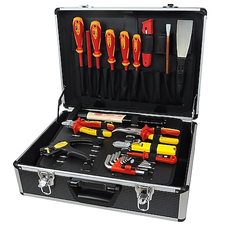 FAMEX 789-10 Werkzeugkoffer mit Werkzeug für Elektriker online kaufen bei  Netto