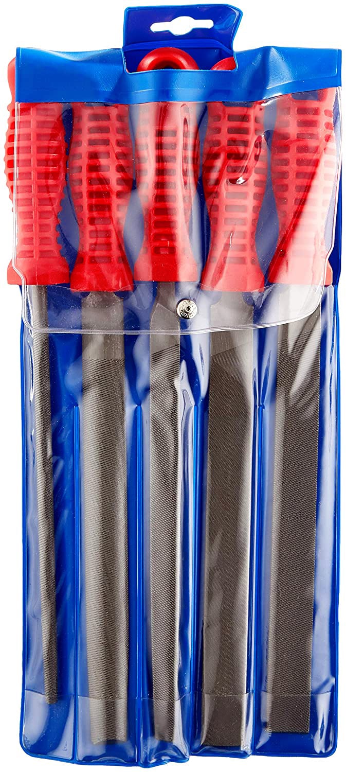 FAMEX 8115-5 Werkstattfeilen Satz in Rolltasche, 5-teilig - Bild 1