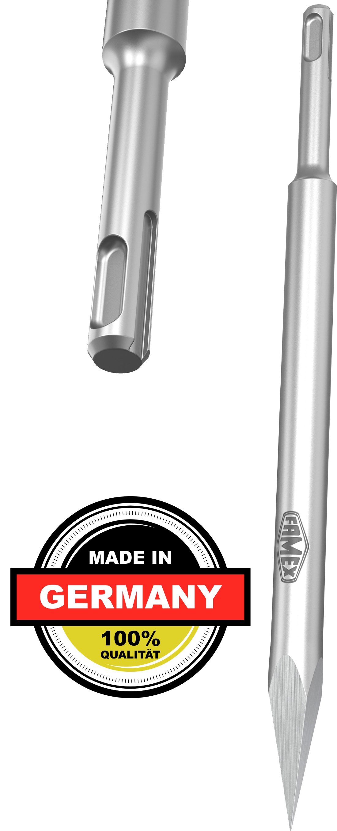 FAMEX 8325 SDS Plus Spitzmei&szlig;el aus deutscher Produktion - Bild 1