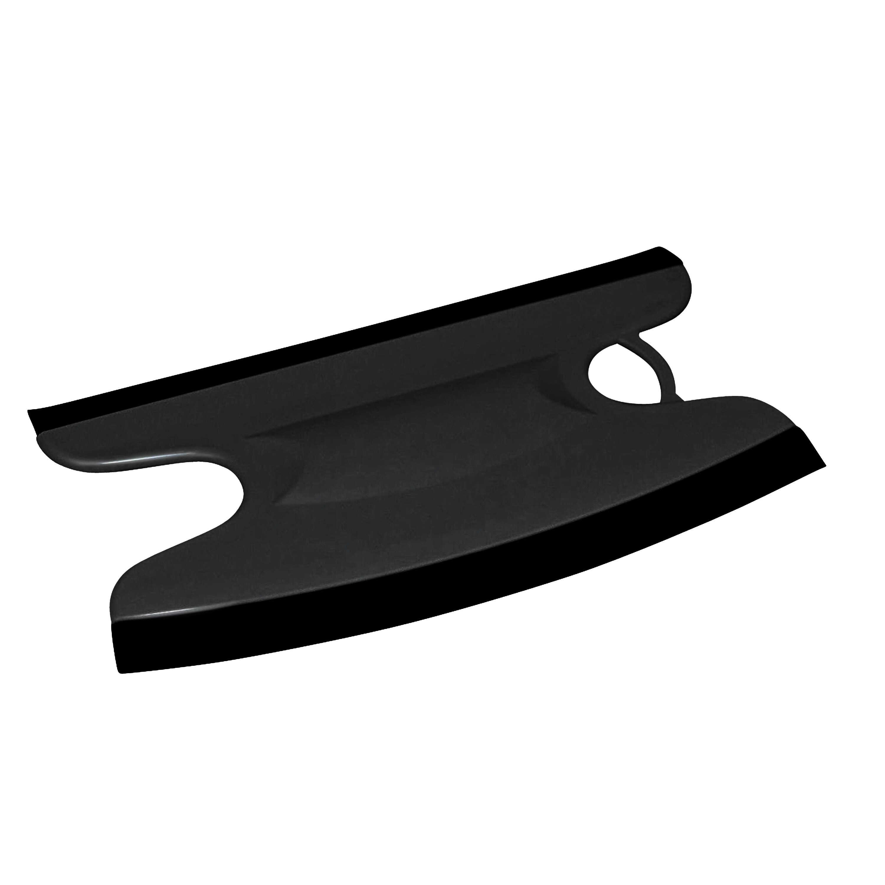 Dusbad Glas&Duschabzieher f&uuml;r Duschkabinen gerade|rund schwarz MadeInGermany - Bild 1