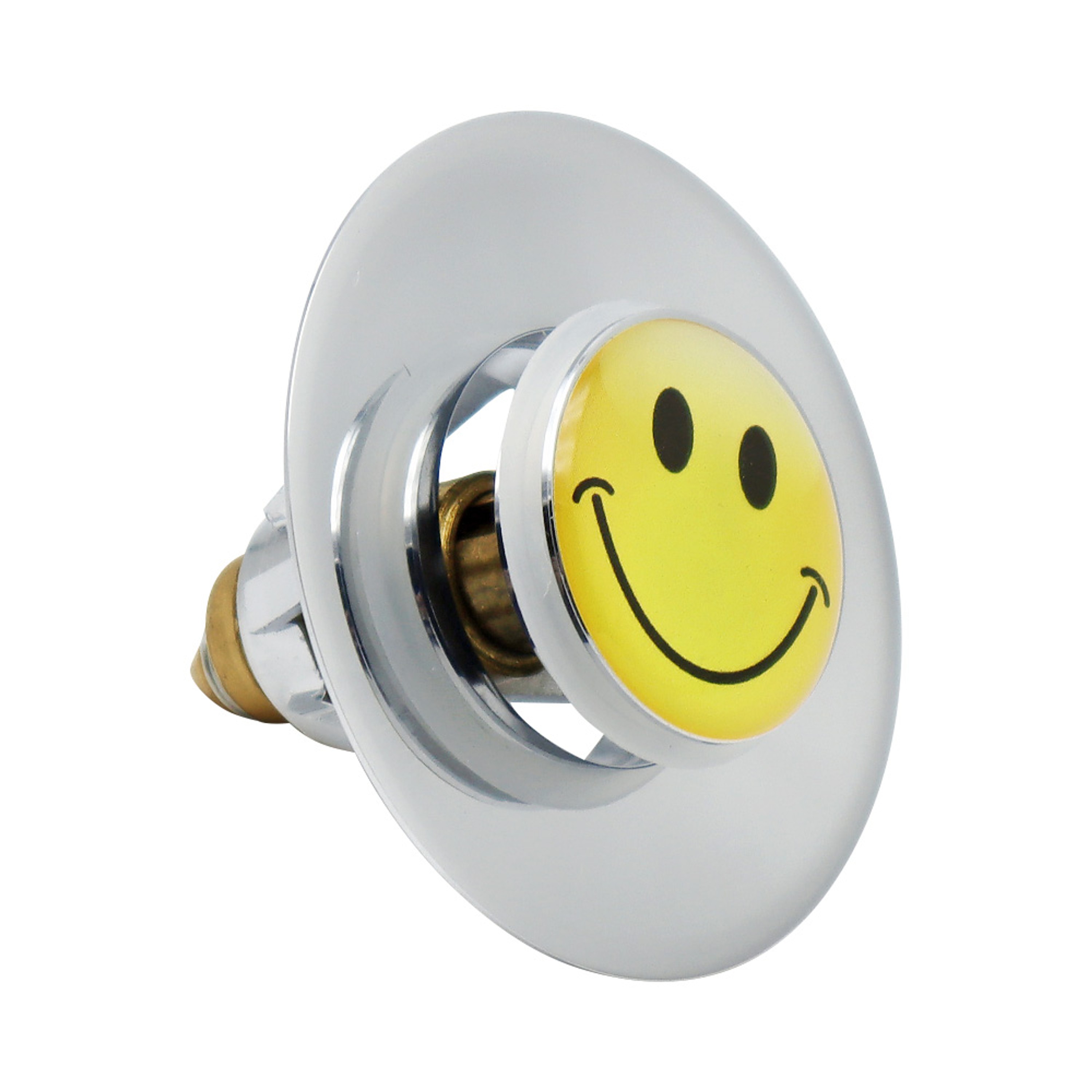 Dusbad Pop Up Universal Waschbeckenst&ouml;psel Smiley 34-38mm - Bild 1