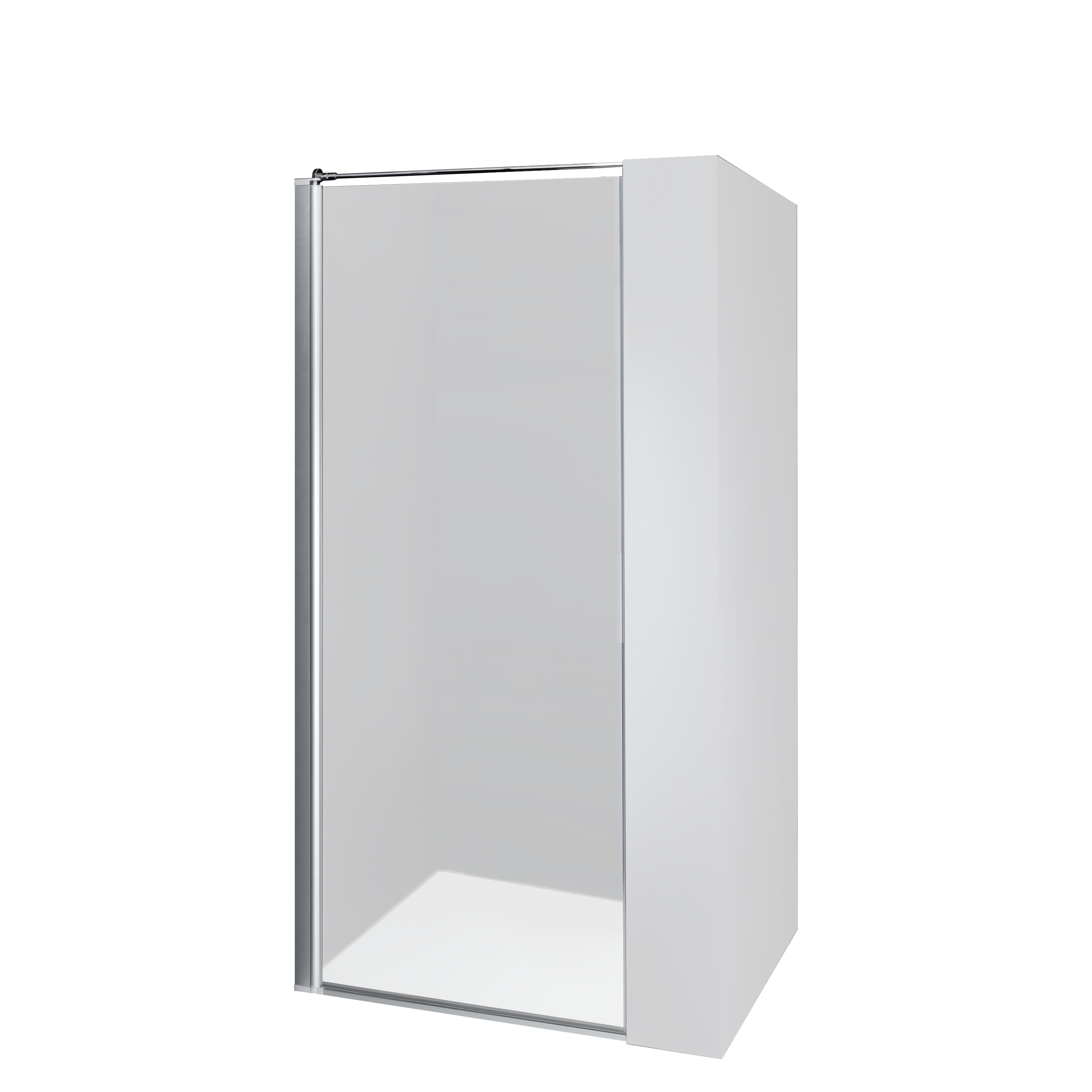 Duschabtrennung Dusbad Vital 5 Pendelt&uuml;r in Nische Anschlag rechts 1000mm - Bild 1