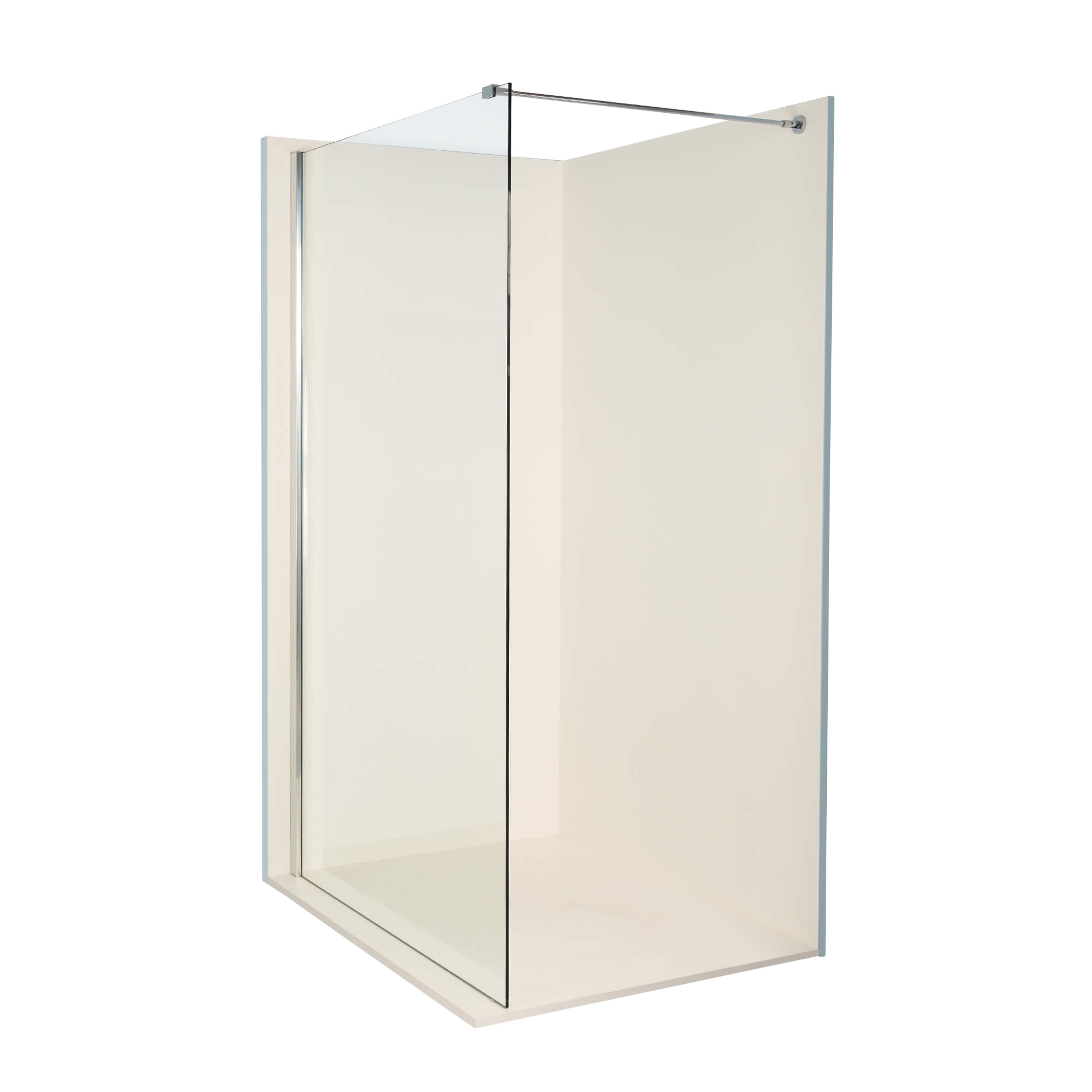 Duschkabine/ Duschabtrennung Dusbad Vital 8 Dusche / Seitenwand / Walk in Solo Duschwand 1000mm 