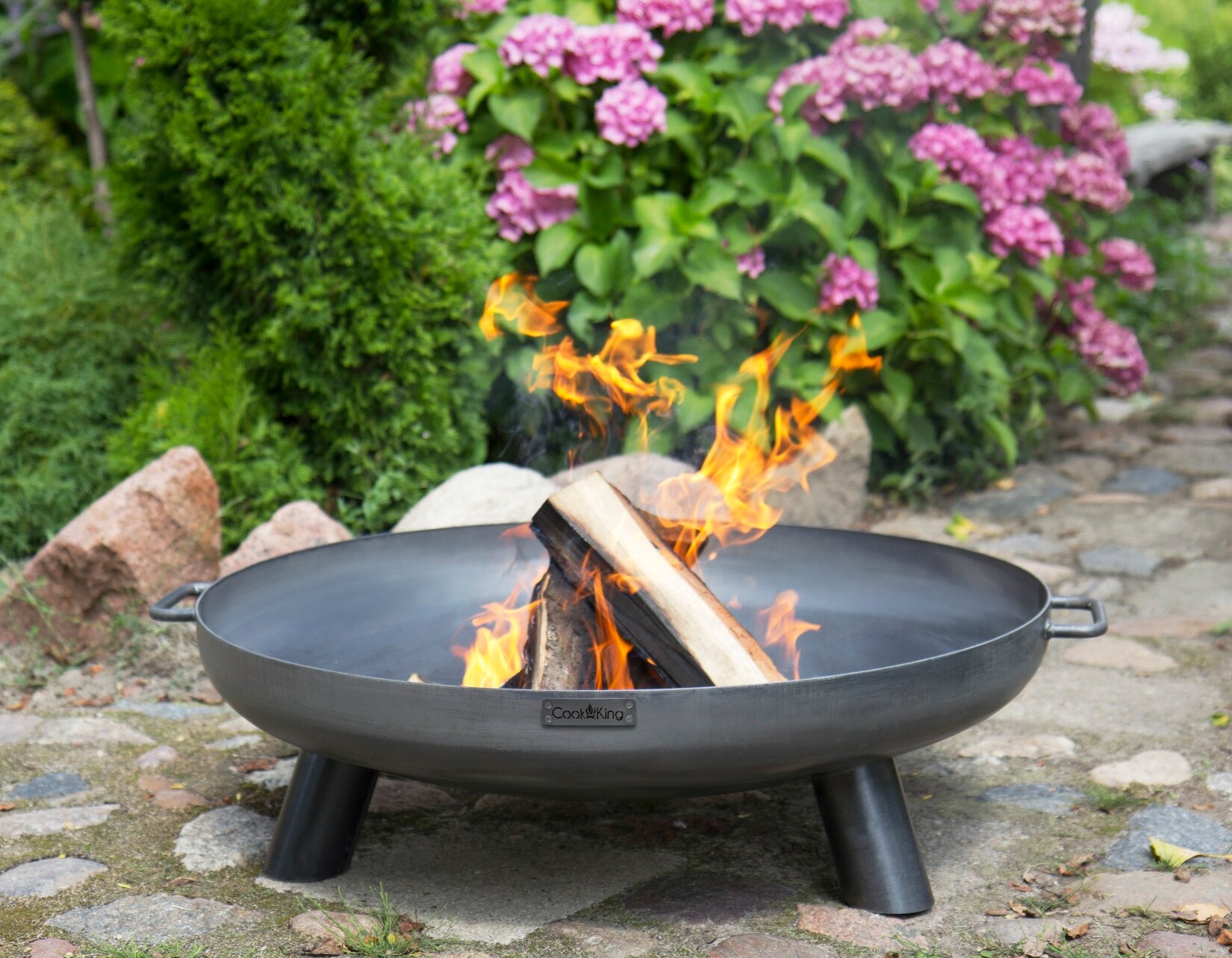 Feuerschale „BALI“ 80 cm aus Stahl für Garten und Grill | 05902709570585