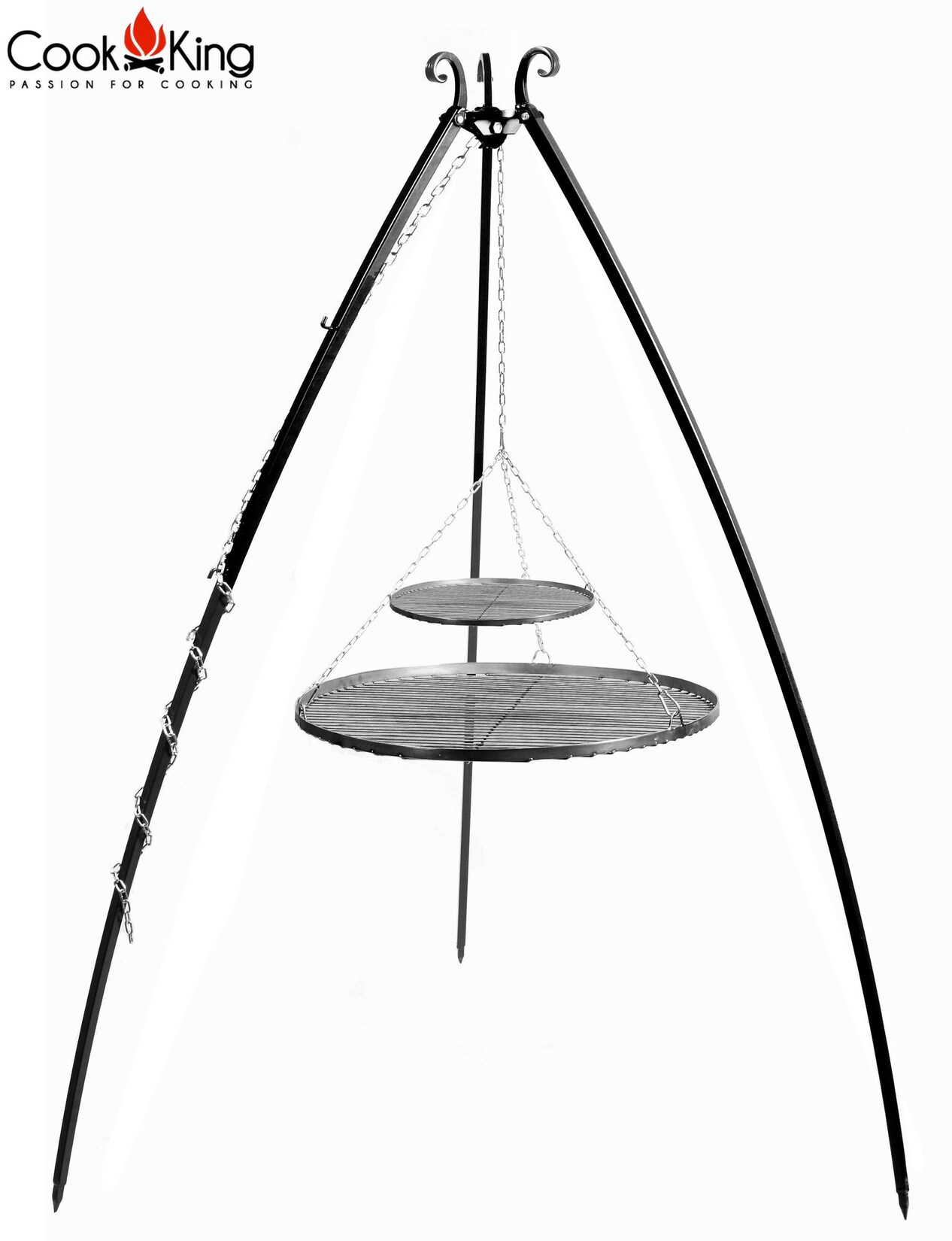 Schwenkgrill 200 Cm – Doppelrost Aus Rohstahl 70 Cm 40 Cm | 05902709570202