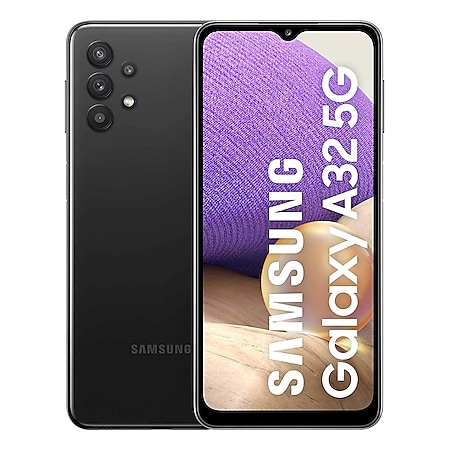 Samsung Galaxy A32 A326B Dualsim 5G Android 11 Smartphone 64GB 4GB 64MP Schwarz - Bild 1
