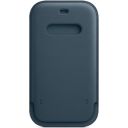 Apple iPhone 12 Pro Max Lederhülle Anhänger MagSafe Tasche Case Cover Blau - Bild 1