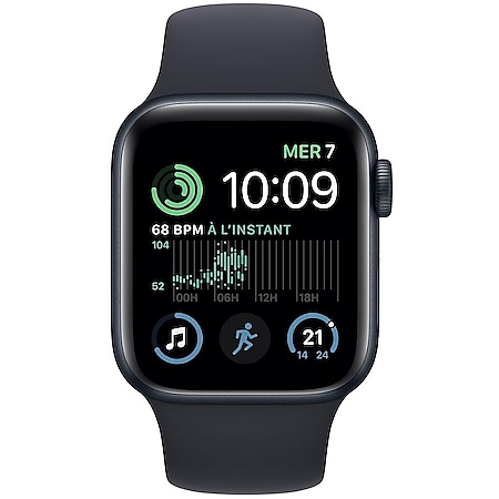 Apple Watch SE 2.Gen GPS 2022 40mm Smartwatch Alu Sportband Mitternacht  Schwarz online kaufen bei Netto