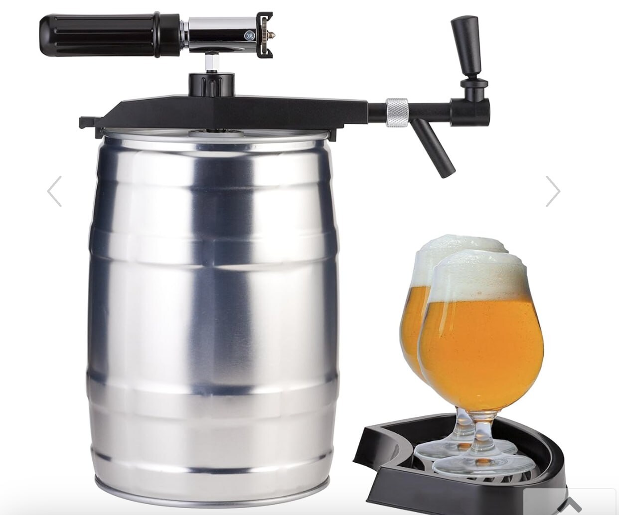 Profi Tap mit CO2 Automatik für 5 Liter Partyfass Bierfass Zapfanlage