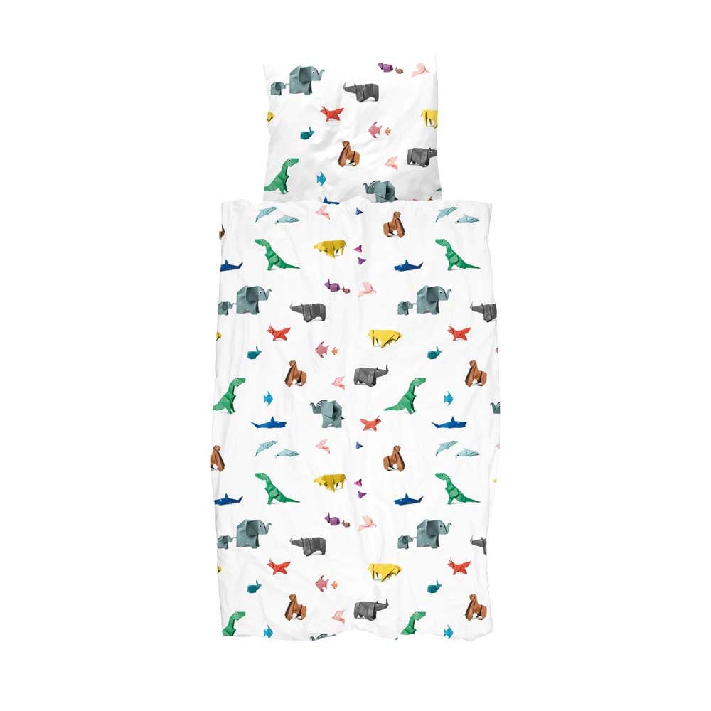 Snurk Bettw&auml;sche Origami Zootiere 135 x 200 - Bild 1