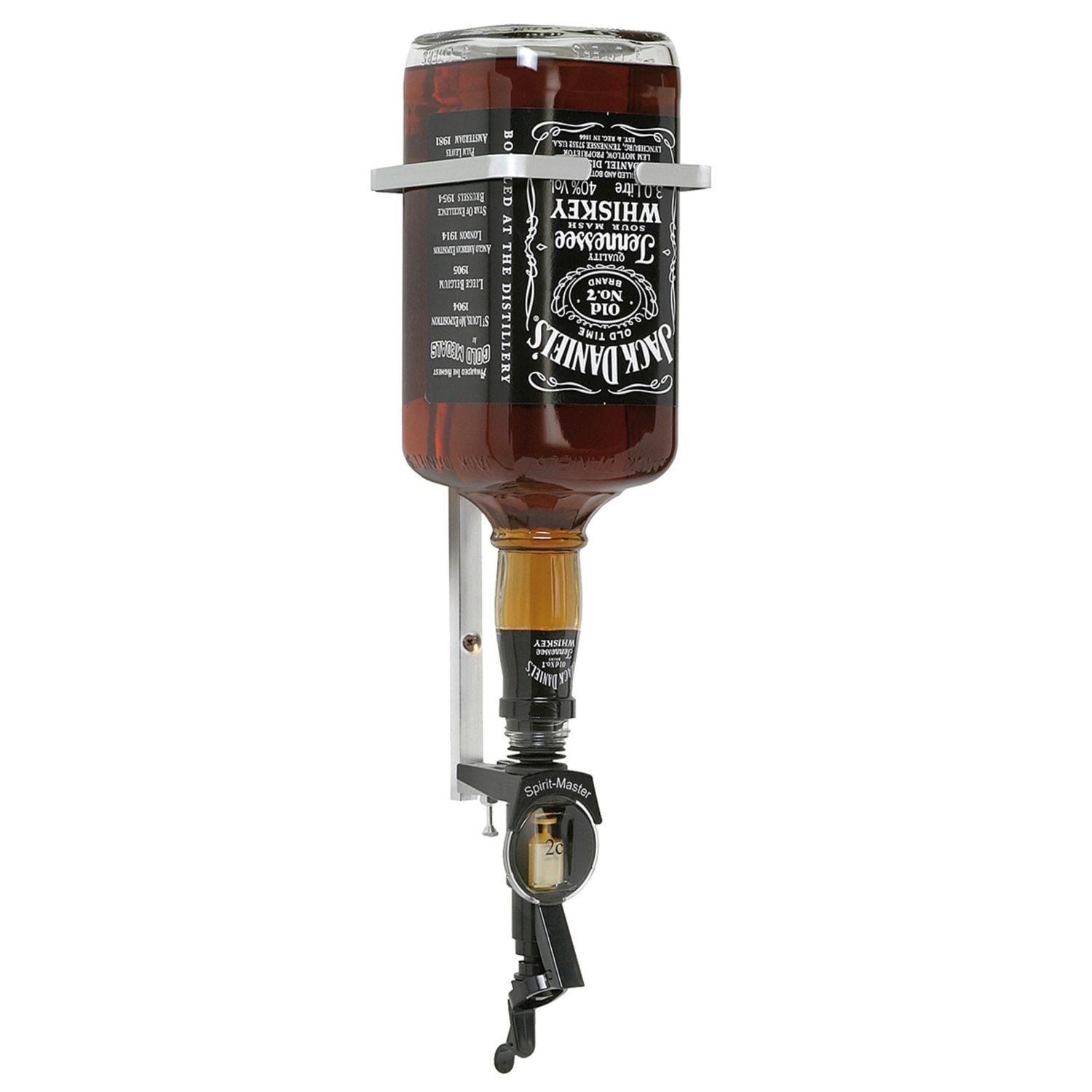JACK DANIEL'S Flaschenhalter, Flaschen Wandhalterung, Wandhalter f&uuml;r 3 Liter Flasch - Bild 1