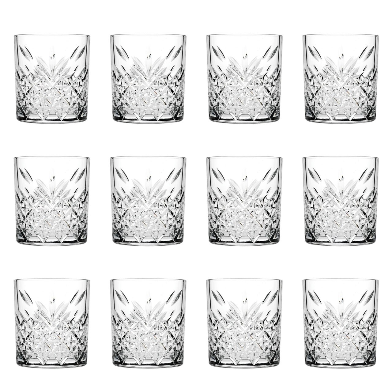 Whiskygläser, Whiskybecher – 12er-Set – Timeless, 345 ml | 08693357384330