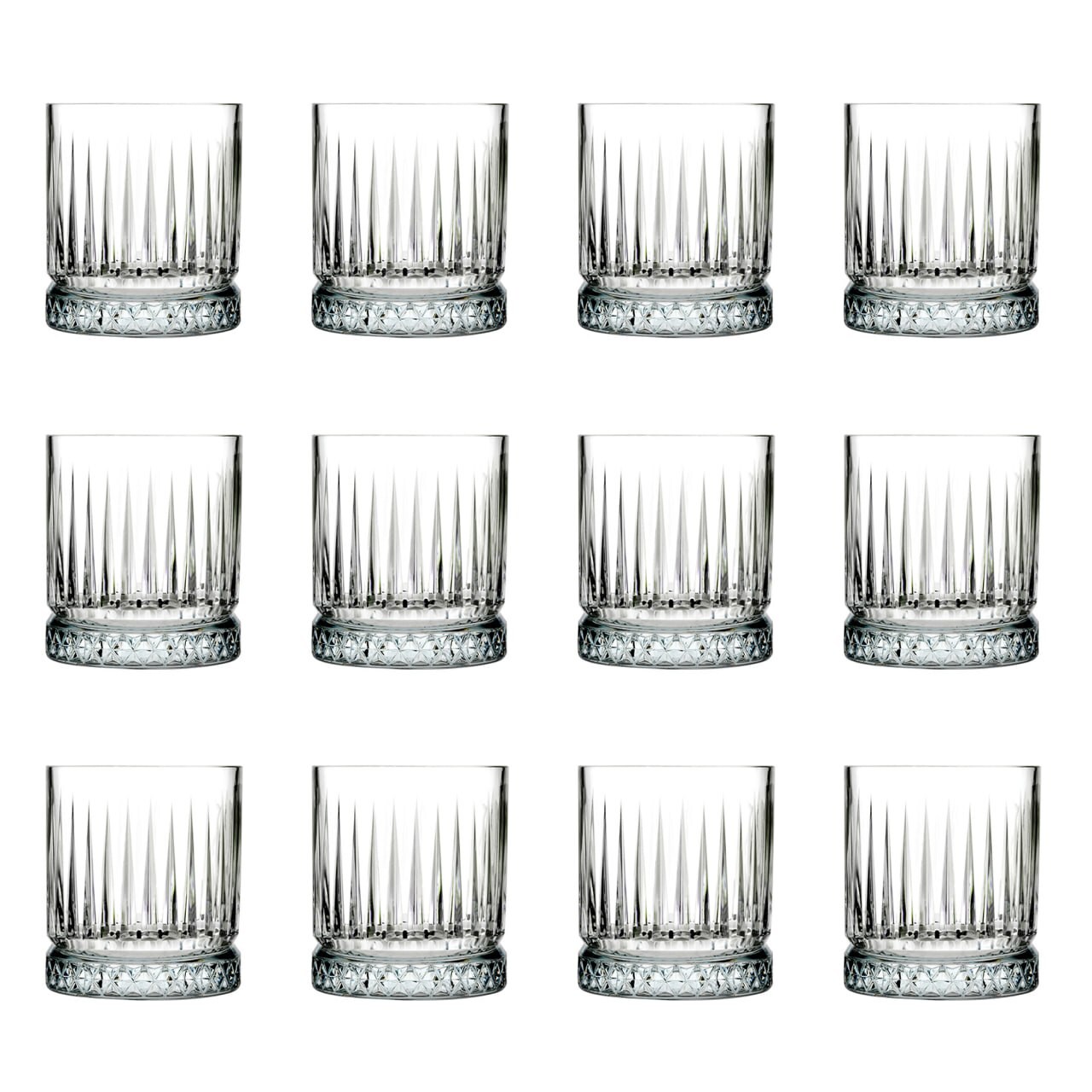 Whiskygläser, Whiskybecher – Elysia, 12er-Set, Stilvolle Gläser für Whisky & mehr, 355 ml | 08693357446342