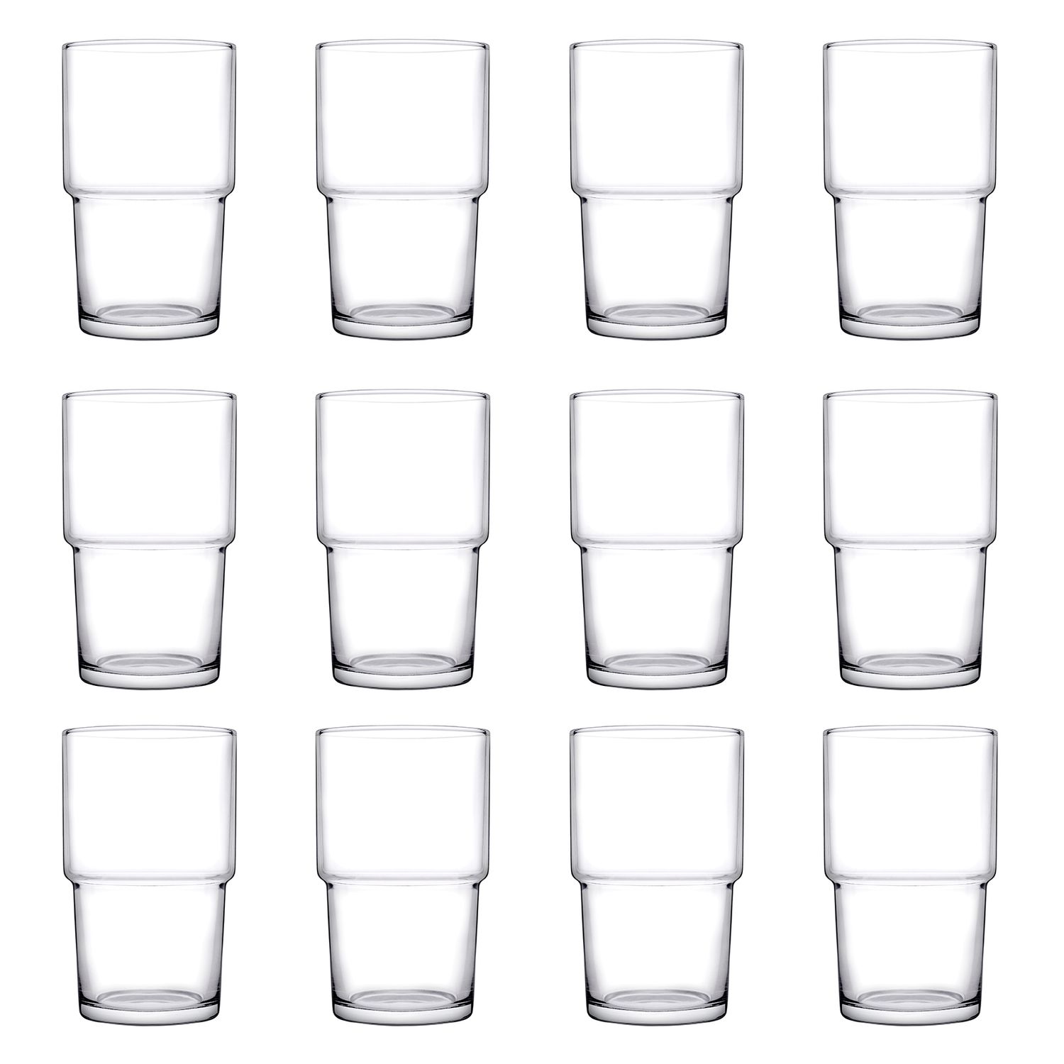 Longdrinkgl&auml;ser, Trinkgl&auml;ser 12er-Set - Hill, 440 ml - Bild 1