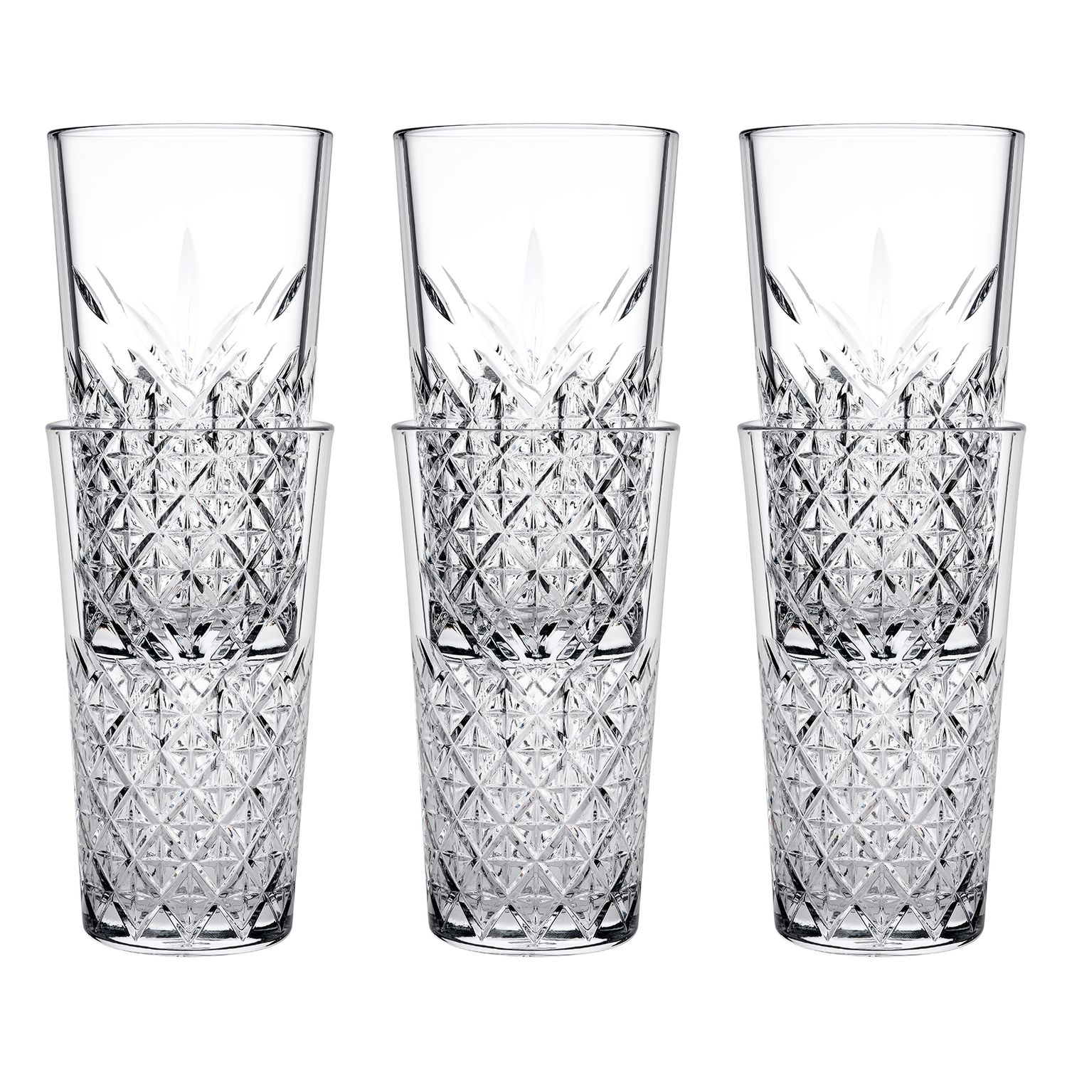 Longdrinkgl&auml;ser, Trinkgl&auml;ser 6er-Set - Timeless stackable, 470 ml - Bild 1