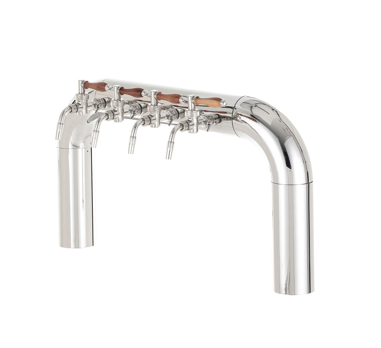 HUIOP Bierzapfhahn-Turmschaft Aus Edelstahl – 1/4″ Gewinde – Zubehör Für Heimbrauen & Bars