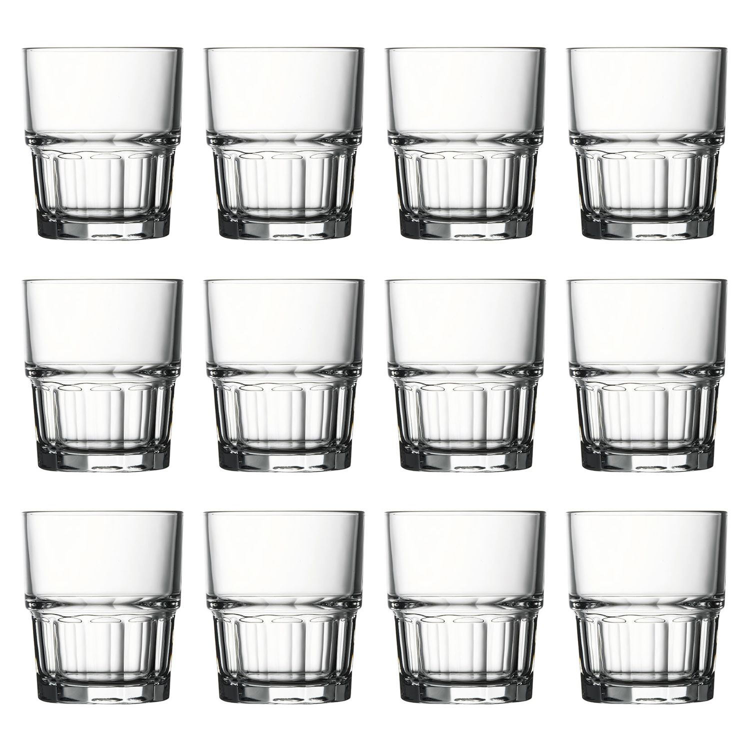 Wassergl&auml;ser, Trinkgl&auml;ser, Saftgl&auml;ser (12 St&uuml;ck, 200ml) - Next, Robust & Elegant - Bild 1