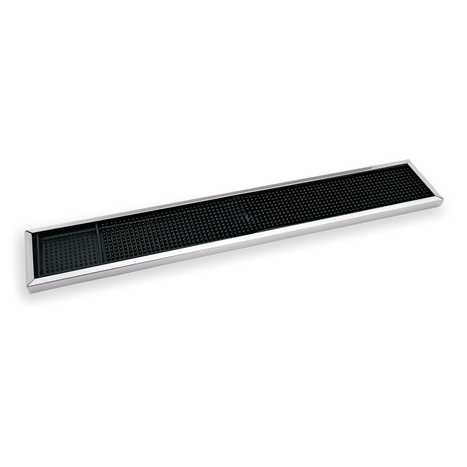 Barmatte, Gummimatte mit Edelstahlrahmen, 60 x 10 cm - Bild 1