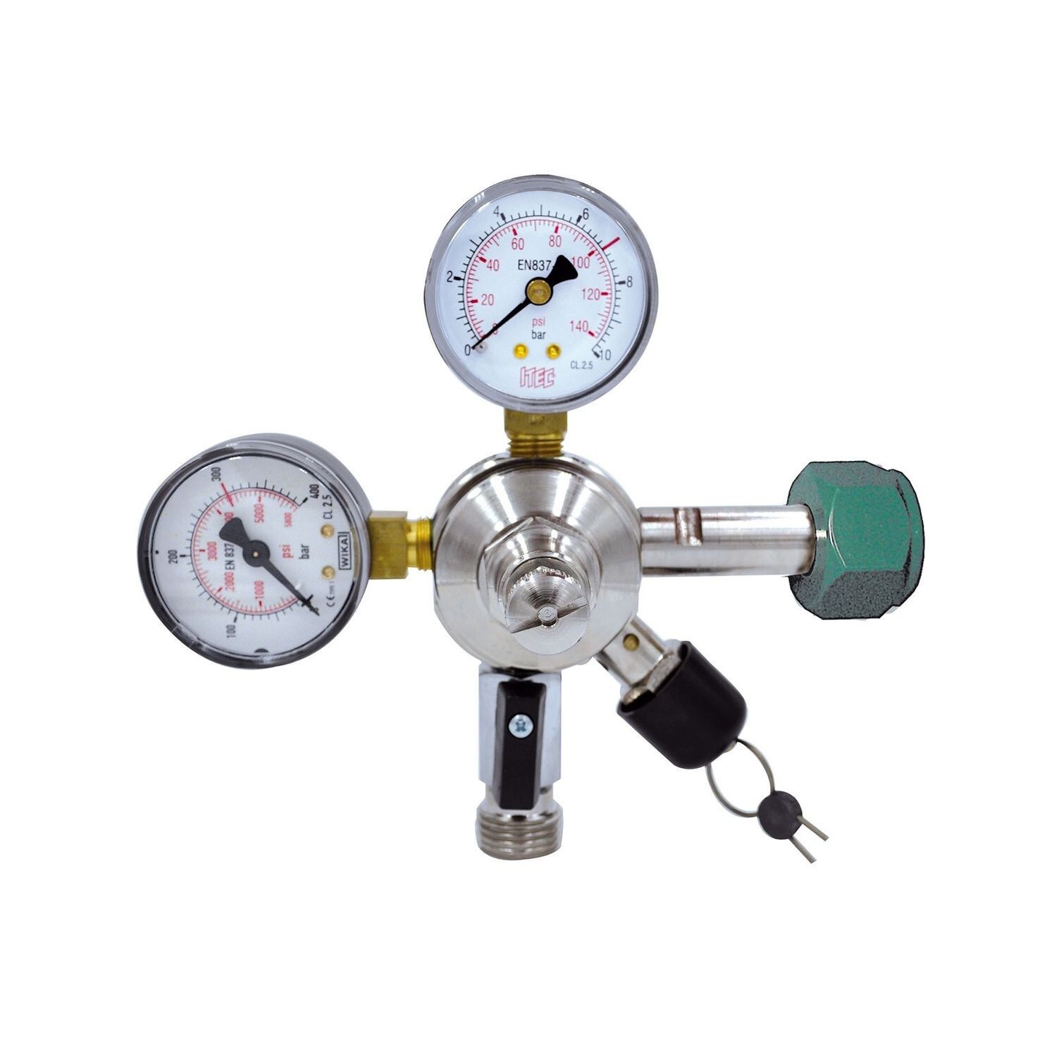 Druckminderer, Druckregler, Druckreduzierventil – Stickstoff (N2), 1-leitig, 7 bar | 04250517502467