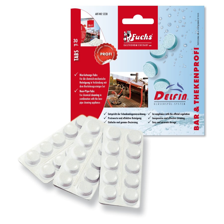 Reinigungsmittel, Reinigungstabs f&uuml;r Bierleitungsreiniger-Set - 30 Stck. - Bild 1