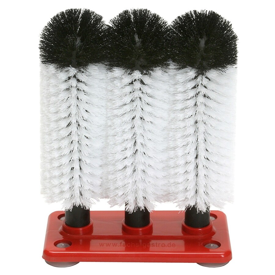 Gl&auml;sersp&uuml;lb&uuml;rste, Gl&auml;sersp&uuml;lb&uuml;rstengarnitur Profis - GR-3 - 3 x 24 cm - Bild 1