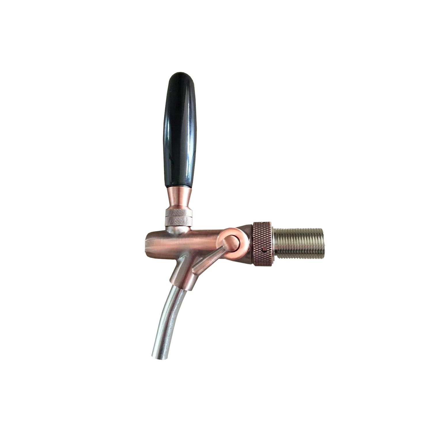 Kompensatorhahn aus Chromnickelstahl und ABS-Kunststoff, bronze - Bild 1