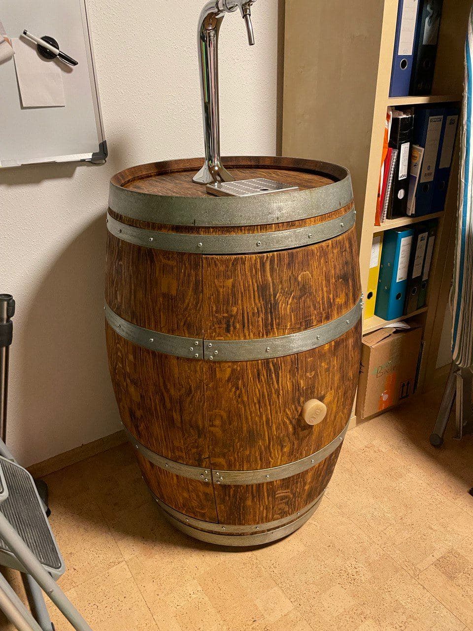 Bierzapfanlage Partyfass 60 l/h kompl.Set für 2 Bierfässer, Flach-Zapfkopf Typ A, 0