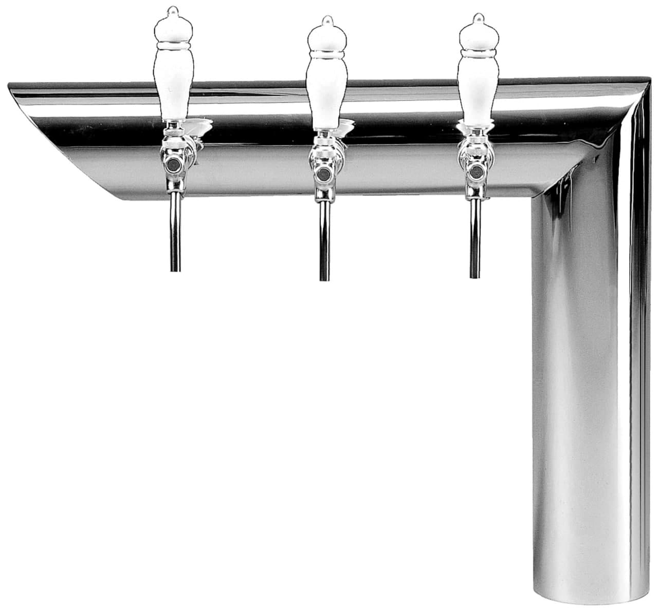 Schanks&auml;ule, CNS matt-geschliffen, 4-leitig - Bild 1