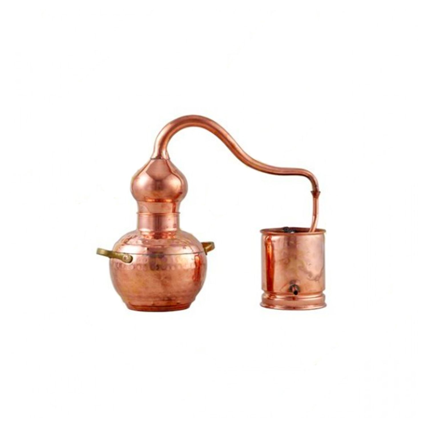 Destille, Destillierger&auml;t, Destillationsapparatur - Alembic, Kupfer 1L - Bild 1