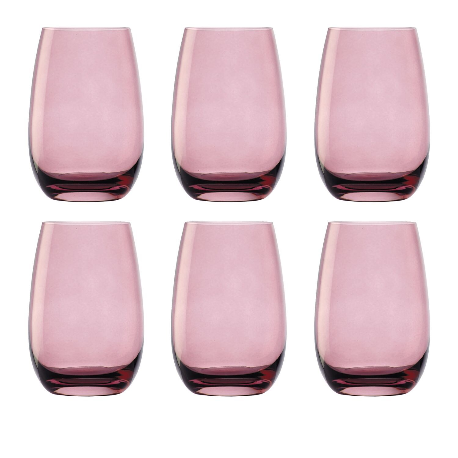 Farbige Trinkgläser ELEMENTS 6er-Set, Flieder, 335 ml | 00745202849384