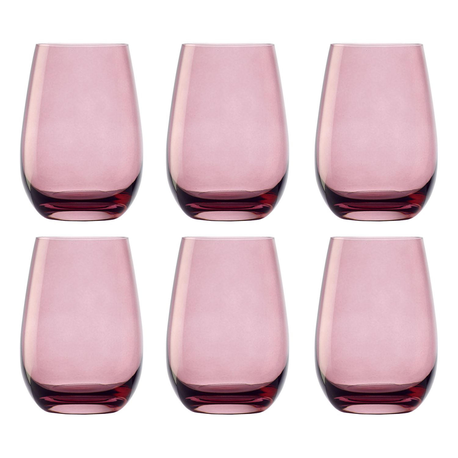 Farbige Trinkgl&auml;ser ELEMENTS 6er-Set, Flieder, 465 ml - Bild 1