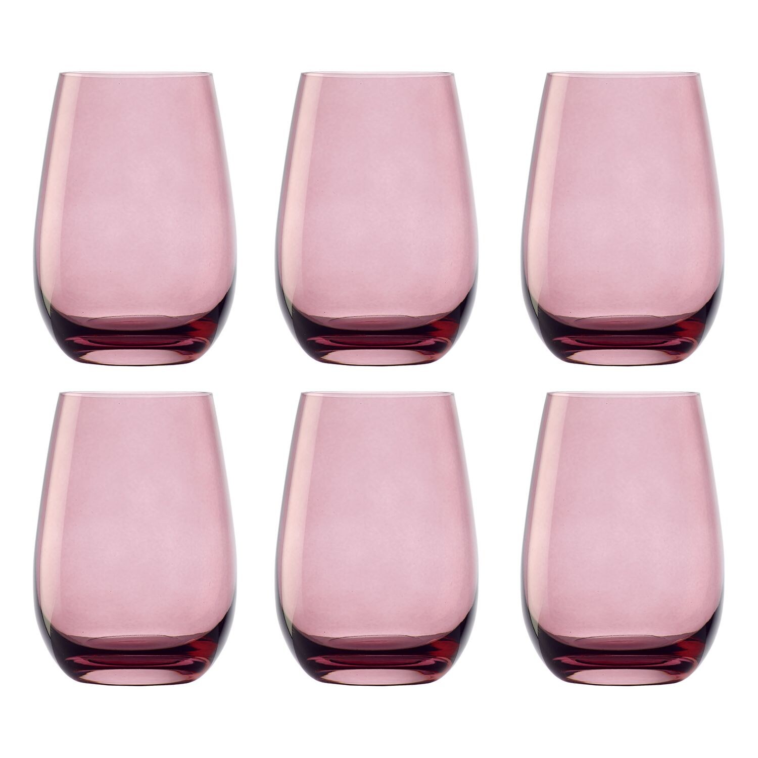 Farbige Trinkgläser ELEMENTS 6er-Set, Flieder, 465 ml | 00745202849476