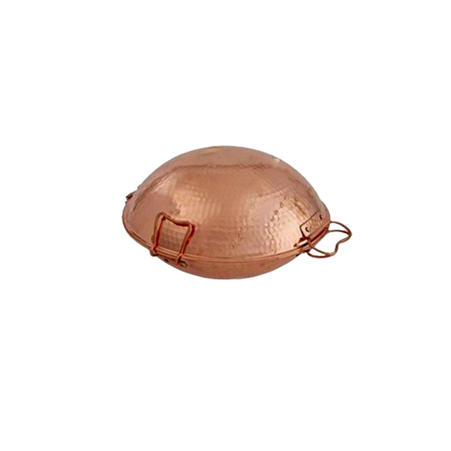 Cataplana - Kupfer, f&uuml;r die Zubereitung von Fisch, Fleisch und Meeresfr&uuml;chten, 21cm - Bild 1