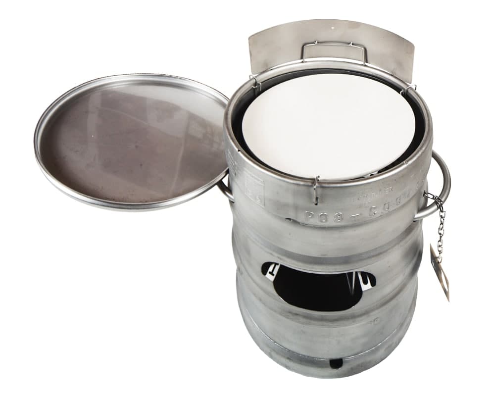 Pizzastein, Pizzastein Grill, Brotbackstein, Grillstein f&uuml;r Grillfass - Bild 1