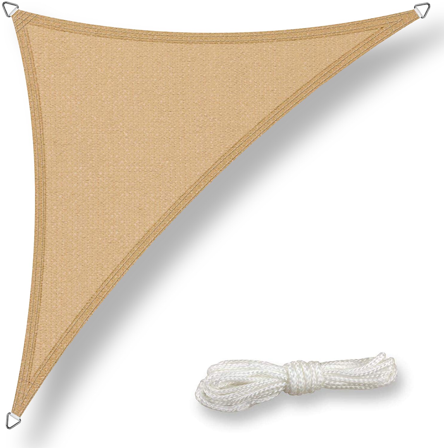 Sonnensegel Dreieck, HDPE - Bild 1