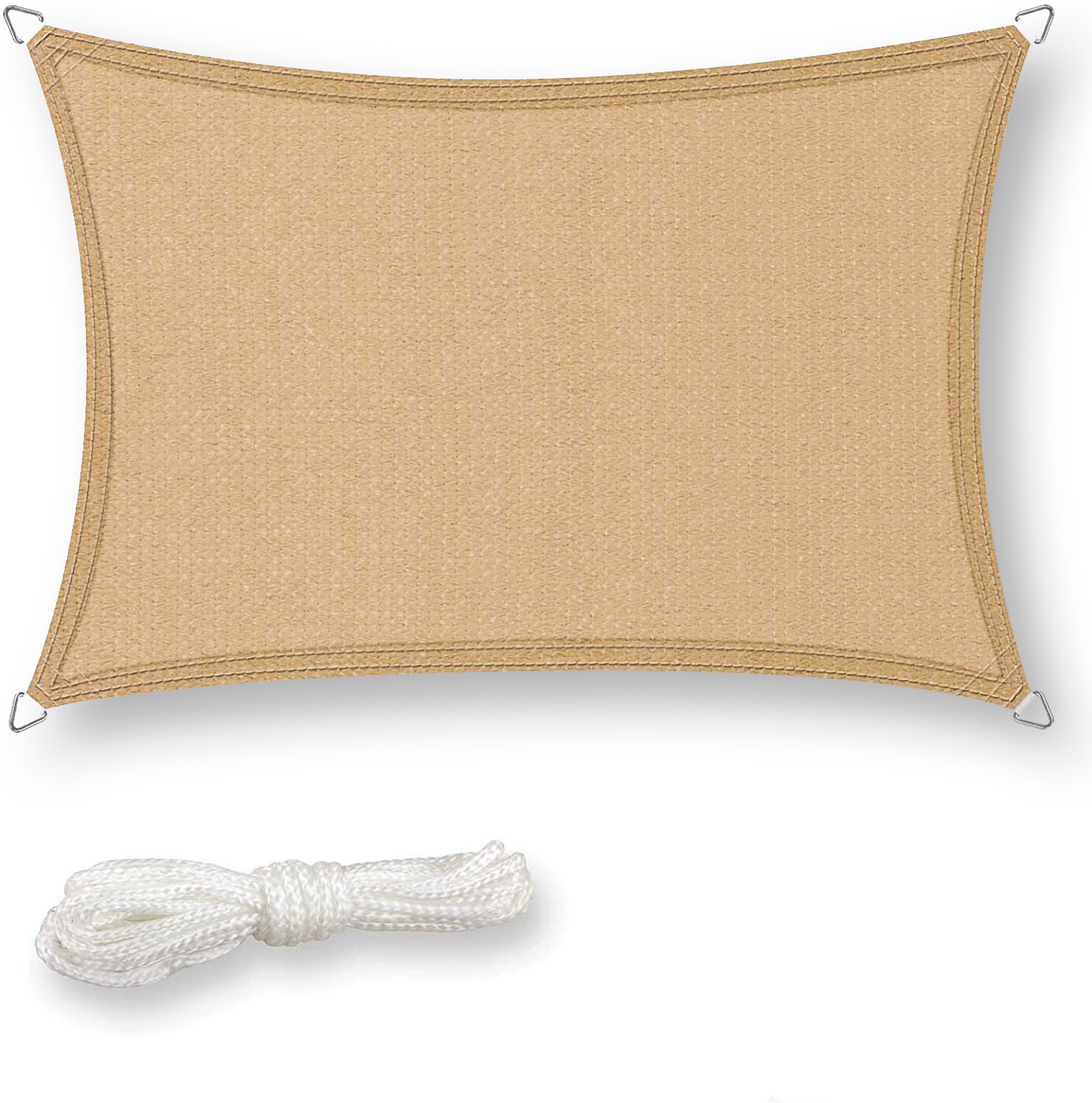 Sonnensegel Rechteck, HDPE | 04260264417686