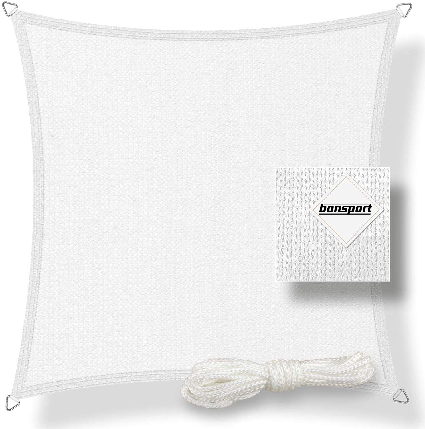 Sonnensegel Quadrat, HDPE - Bild 1