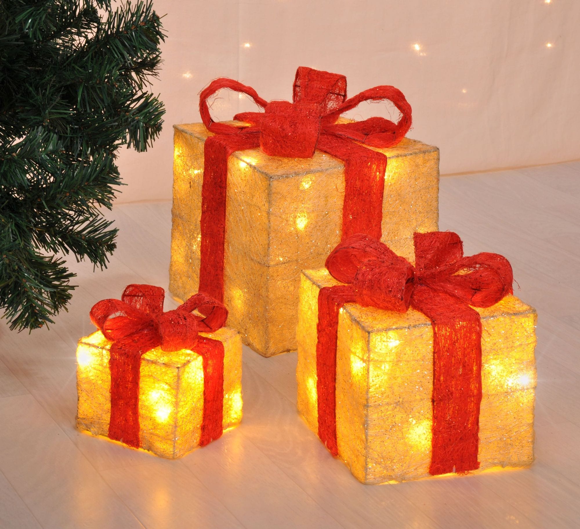 LED Beleuchtete Geschenkboxen 3er-Set - Bild 1