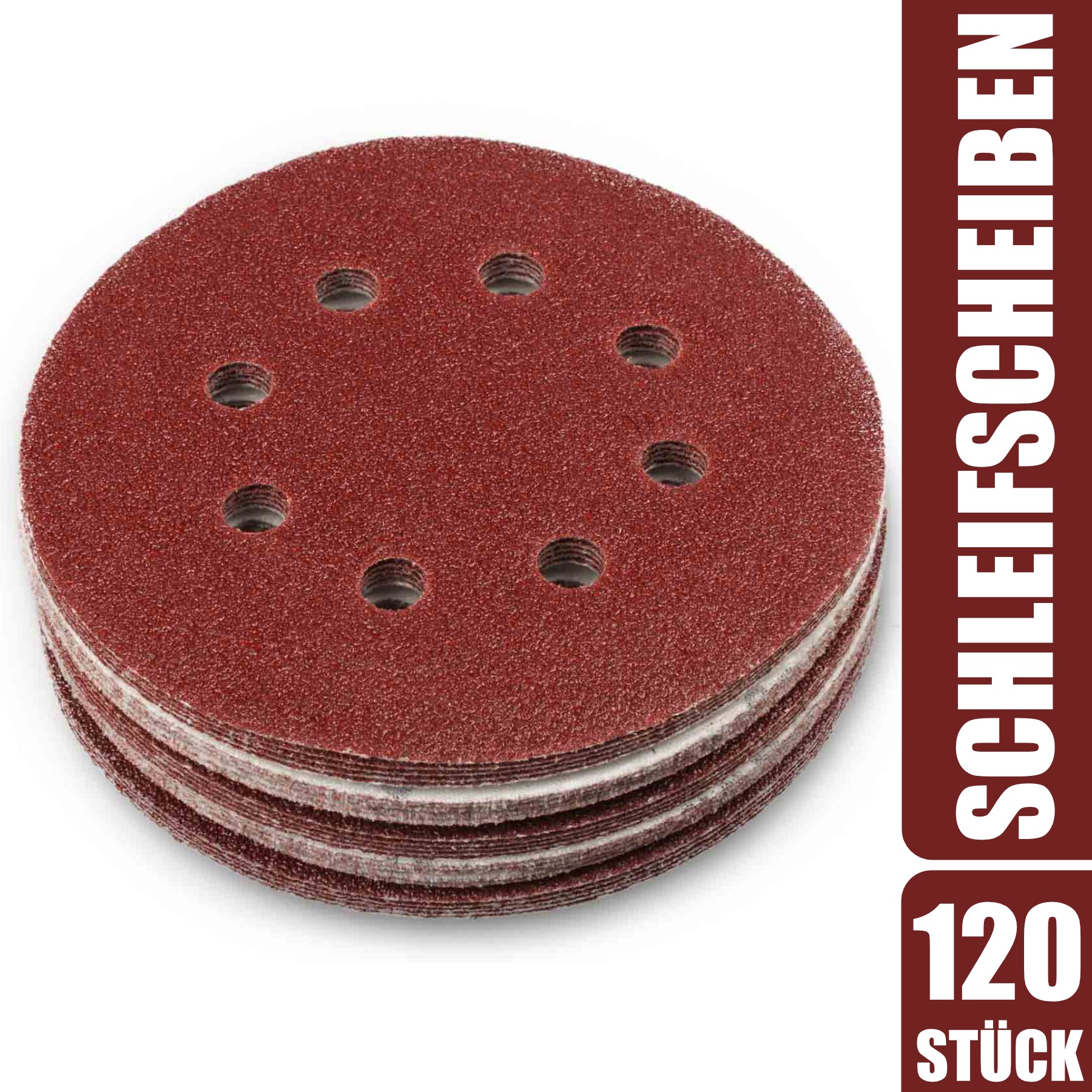 Schleifscheiben 8 Loch, 125 mm - Bild 1